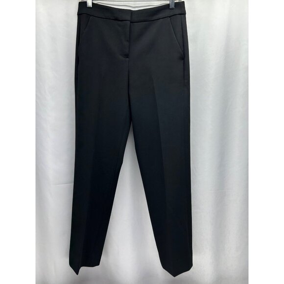 J.Crew Pants - J.Crew Kate Black Trousers Womens Size 4 Carreman Premium Quality Straight Leg C